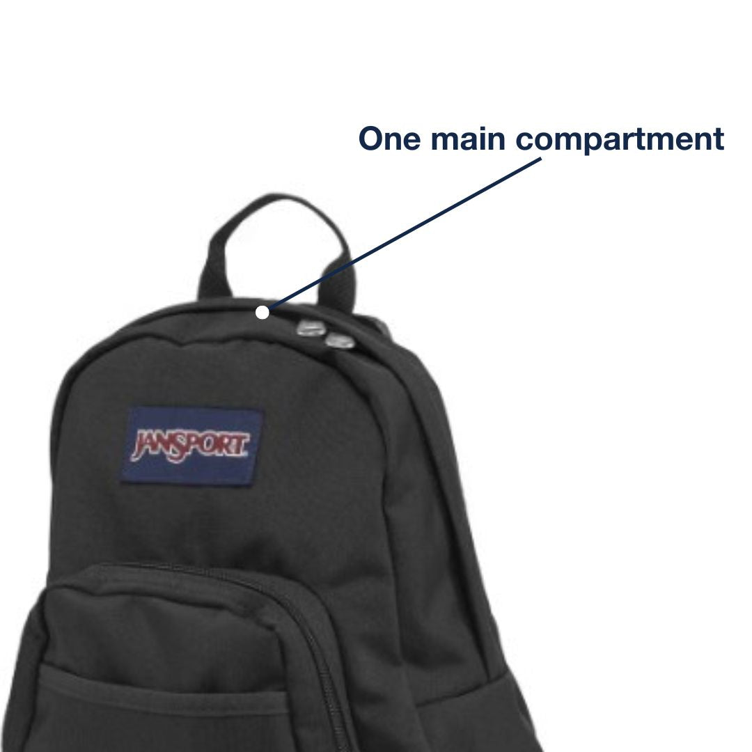 Jansport half 2024 pint black