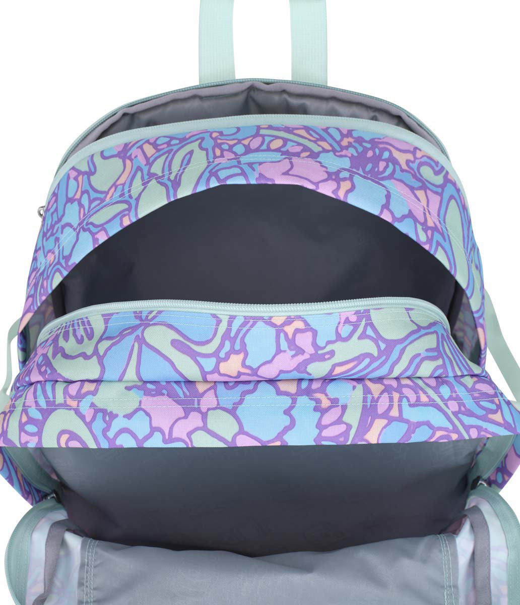 Fluid Floral Pastel Lilac