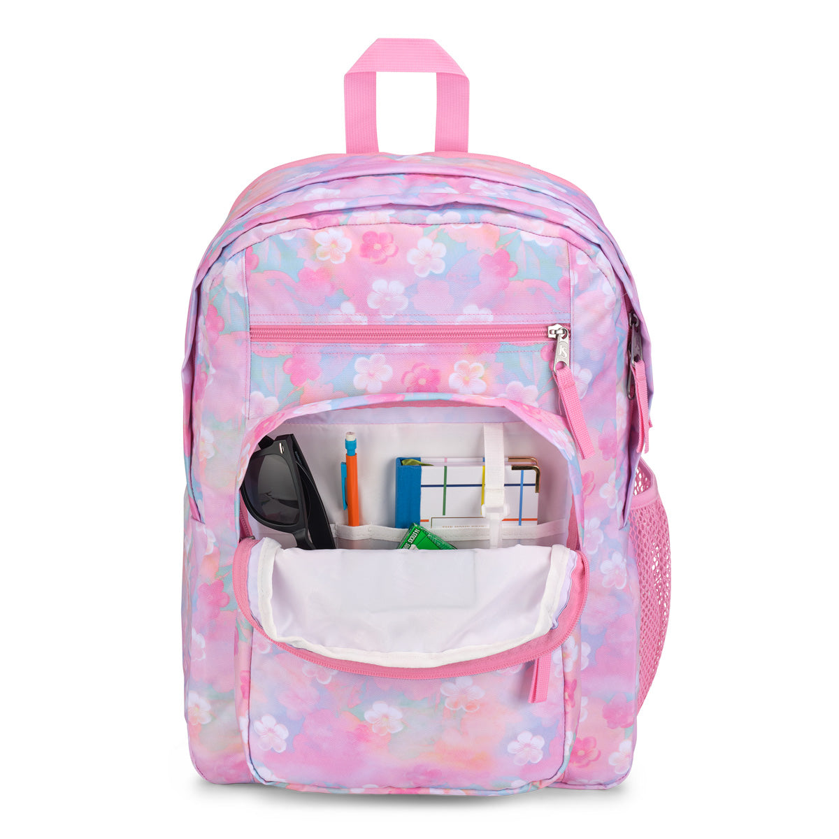 Big pink hot sale backpacks